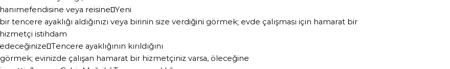 Tiflisi'ye Göre Rüyada Tencere Ayaklığı Görmek